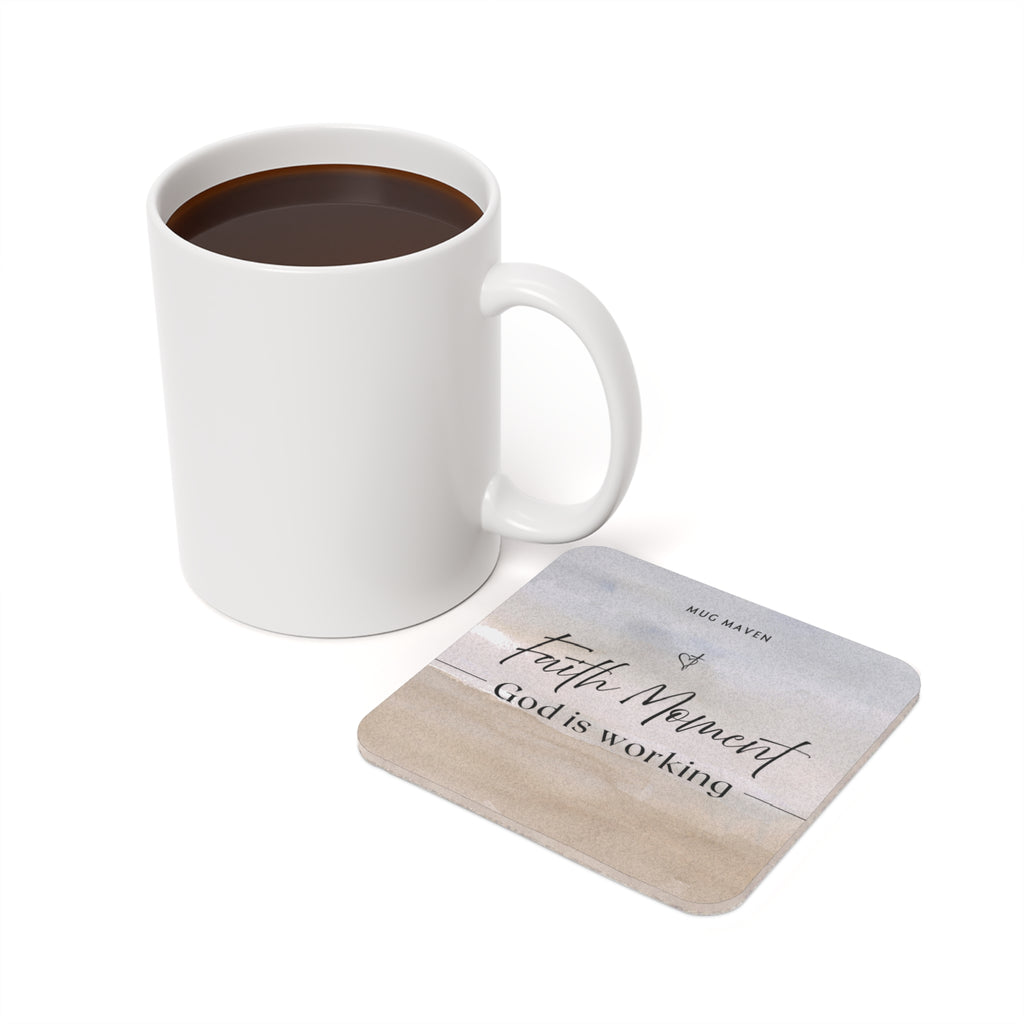 Faith Moment Cork Coaster