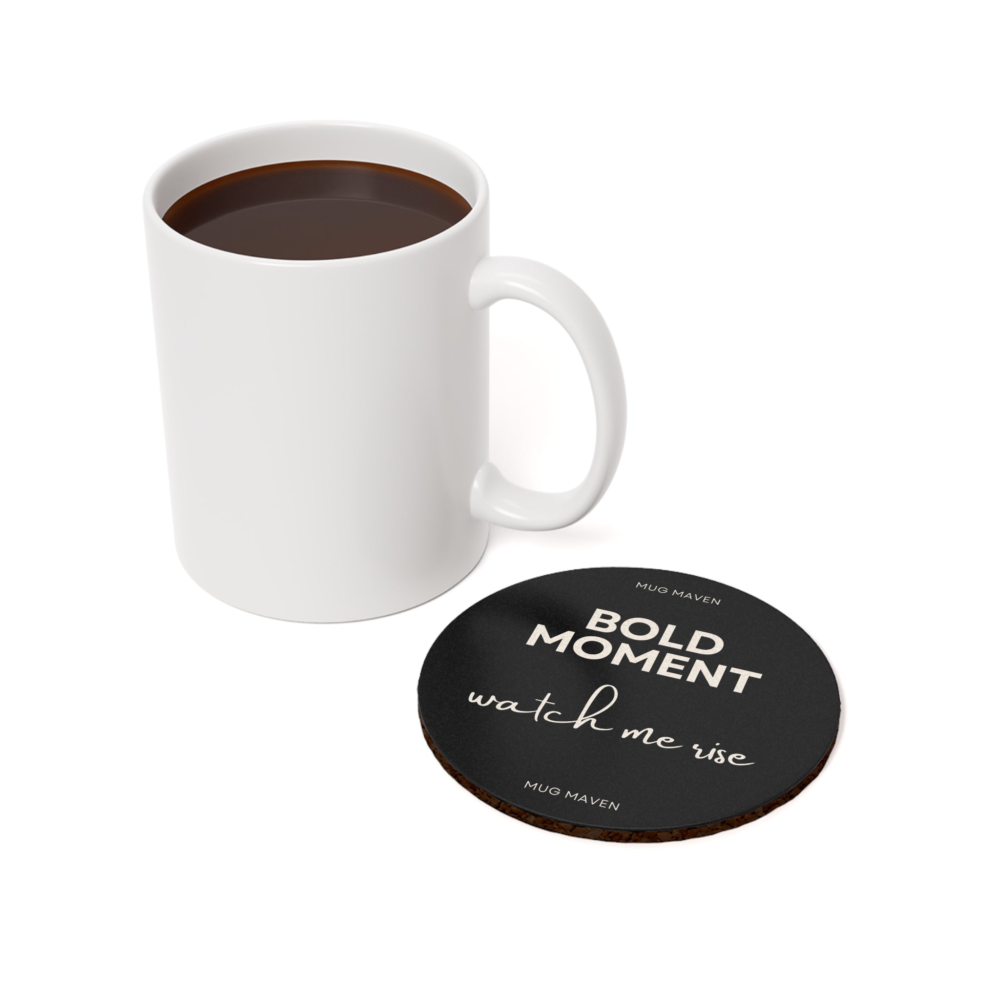 Bold Moment Cork Coaster