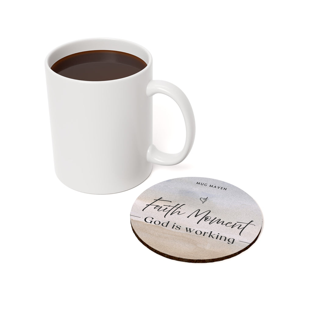 Faith Moment Cork Coaster