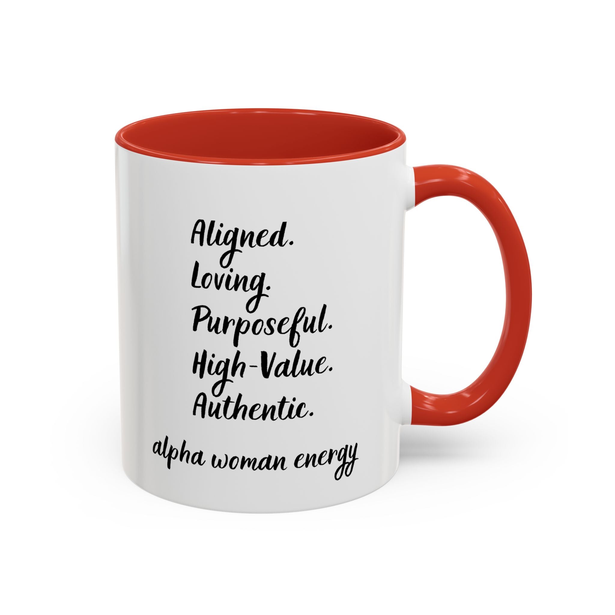 Alpha Woman Accent Mug