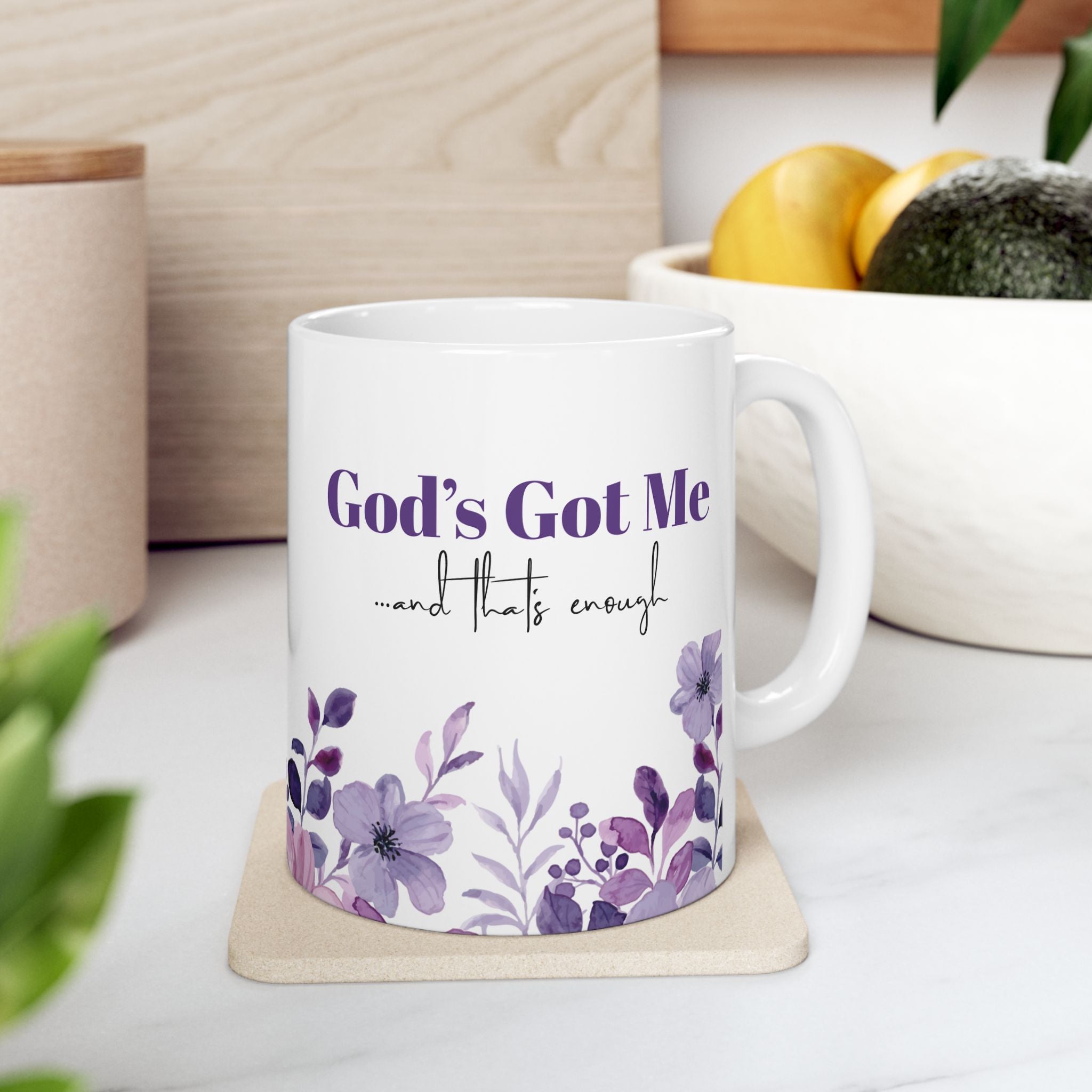 God Got Me Mug