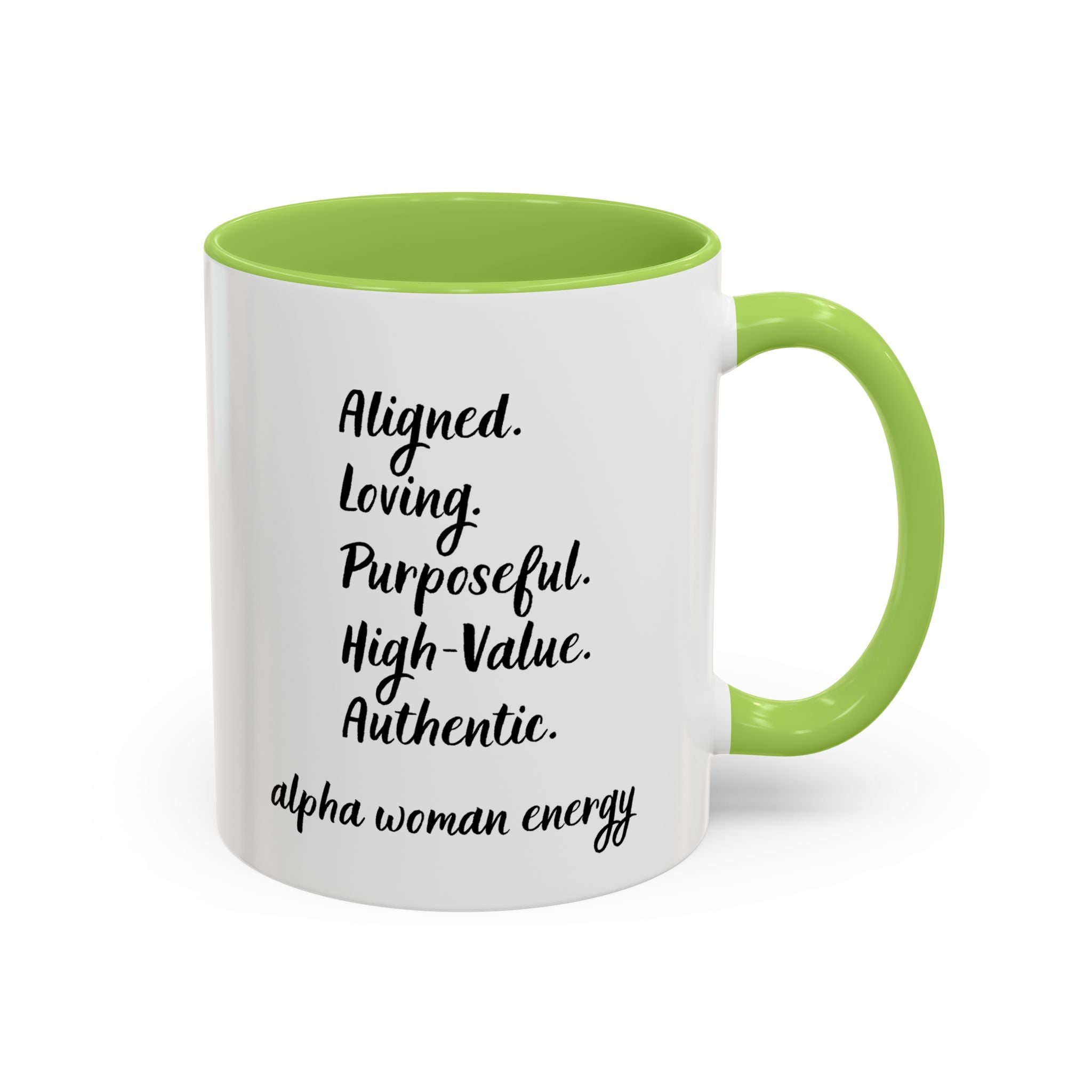 Alpha Woman Accent Mug