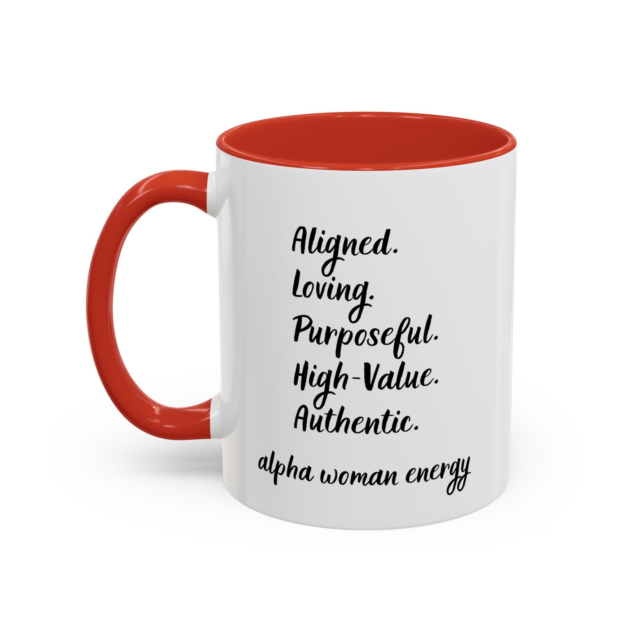 Alpha Woman Accent Mug