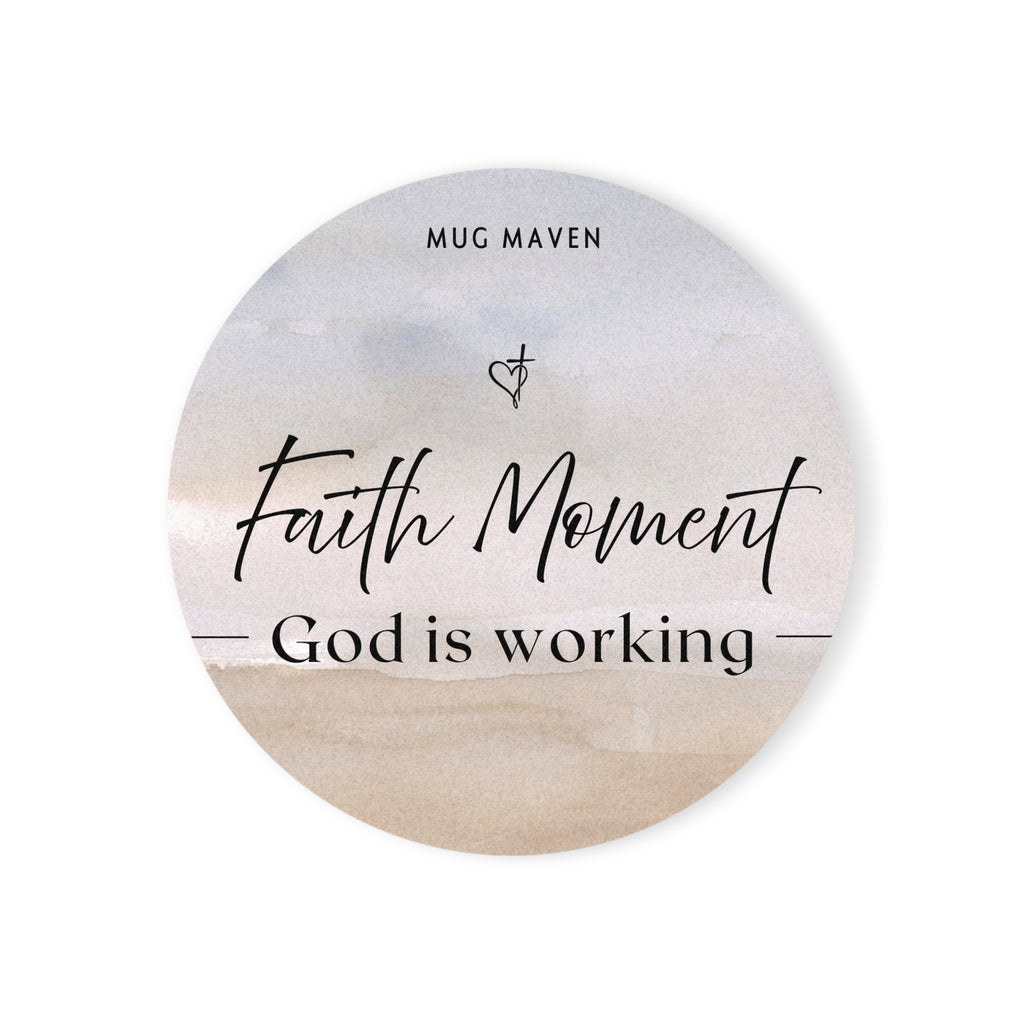Faith Moment Cork Coaster