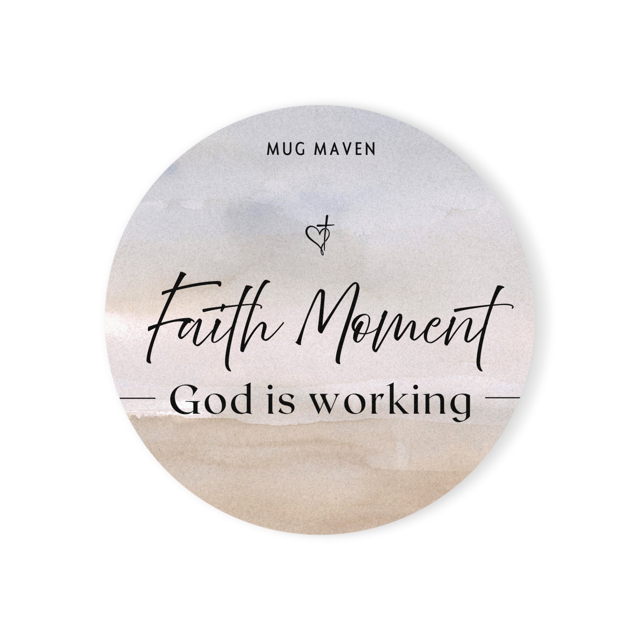 Faith Moment Cork Coaster