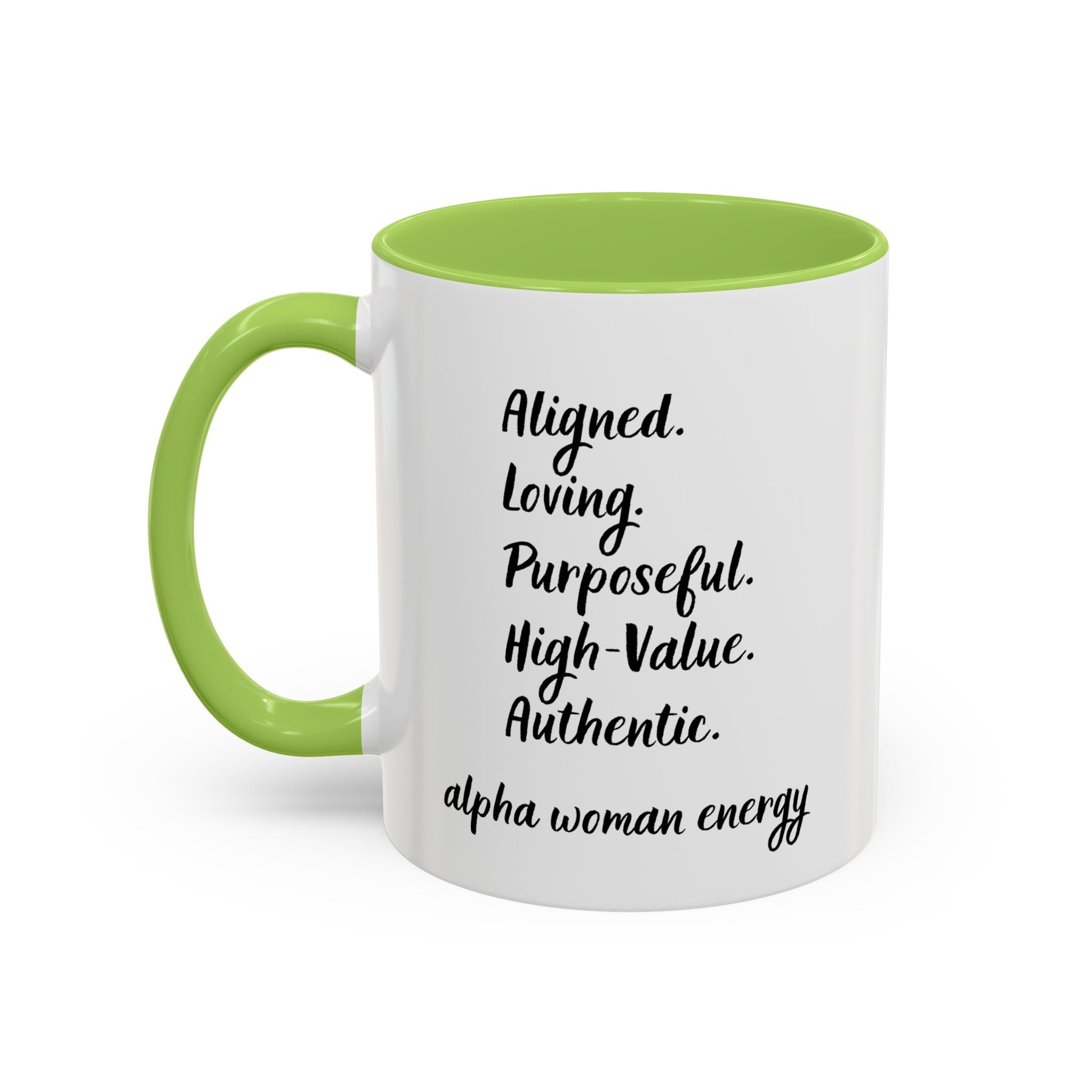 Alpha Woman Accent Mug