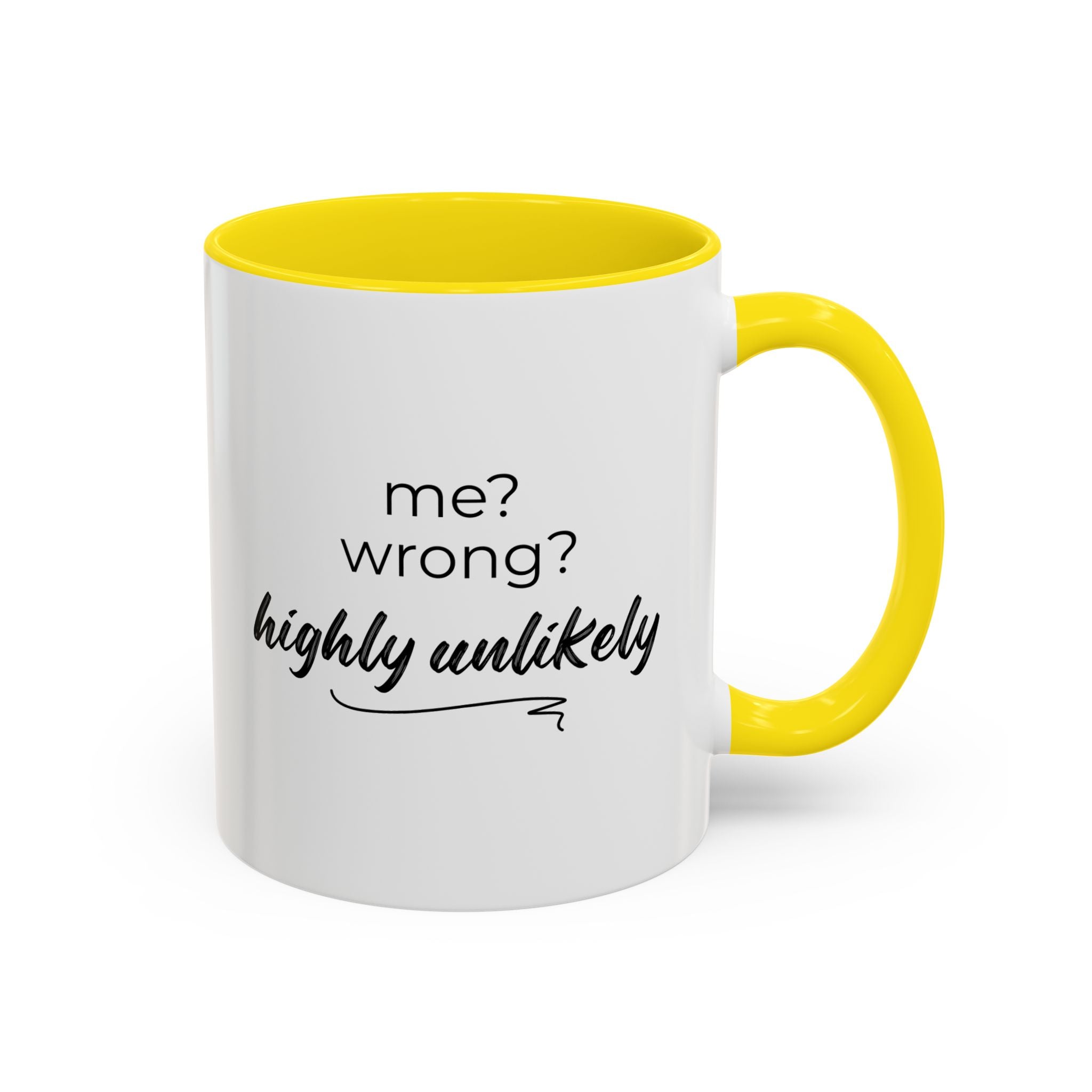 Me? Wrong? Highly Unlikely. Mug