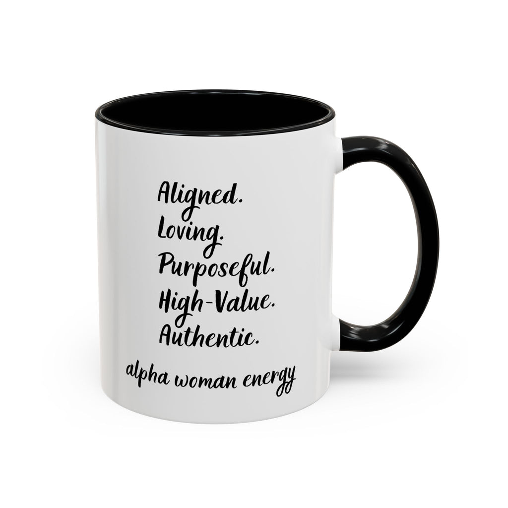 Alpha Woman Accent Mug