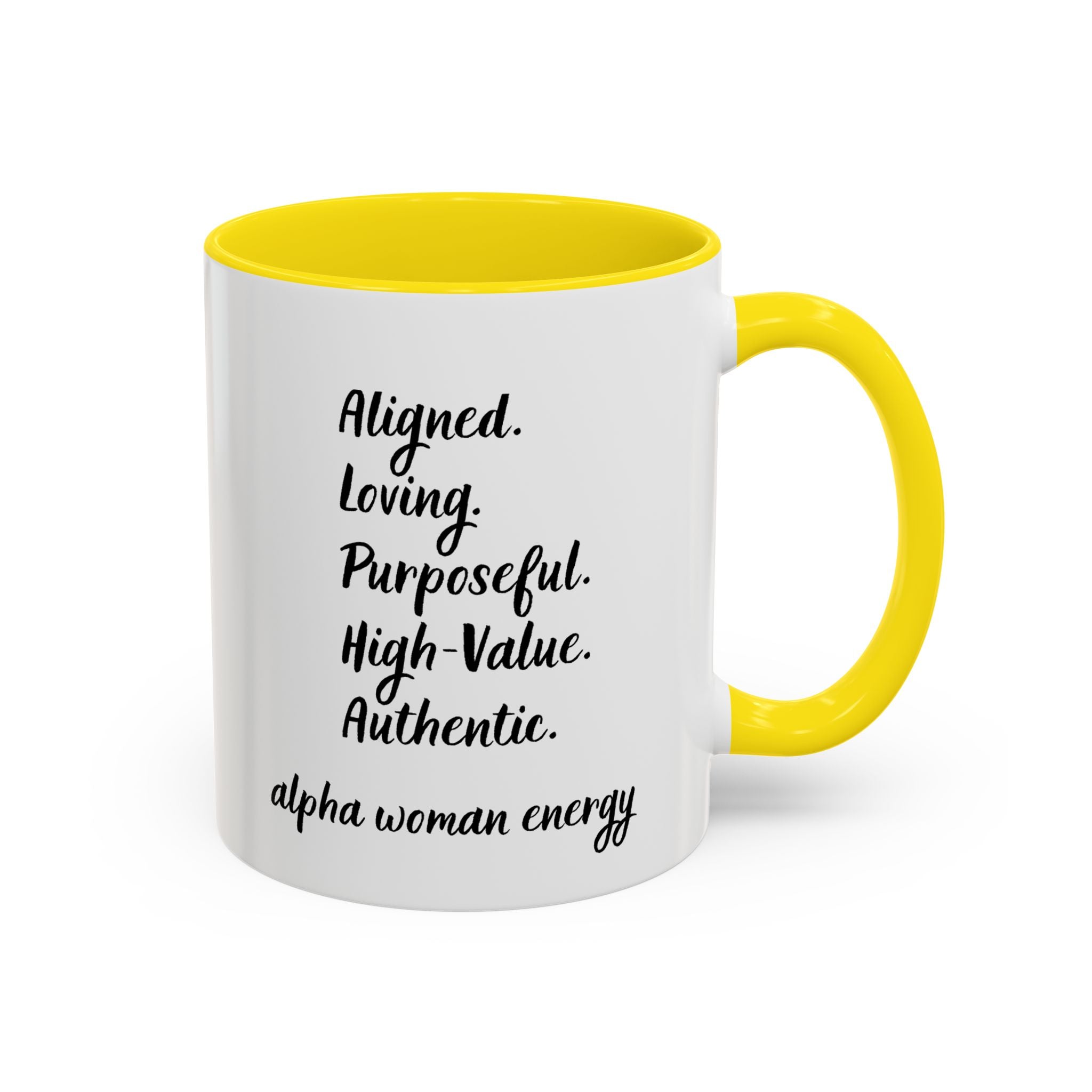 Alpha Woman Accent Mug