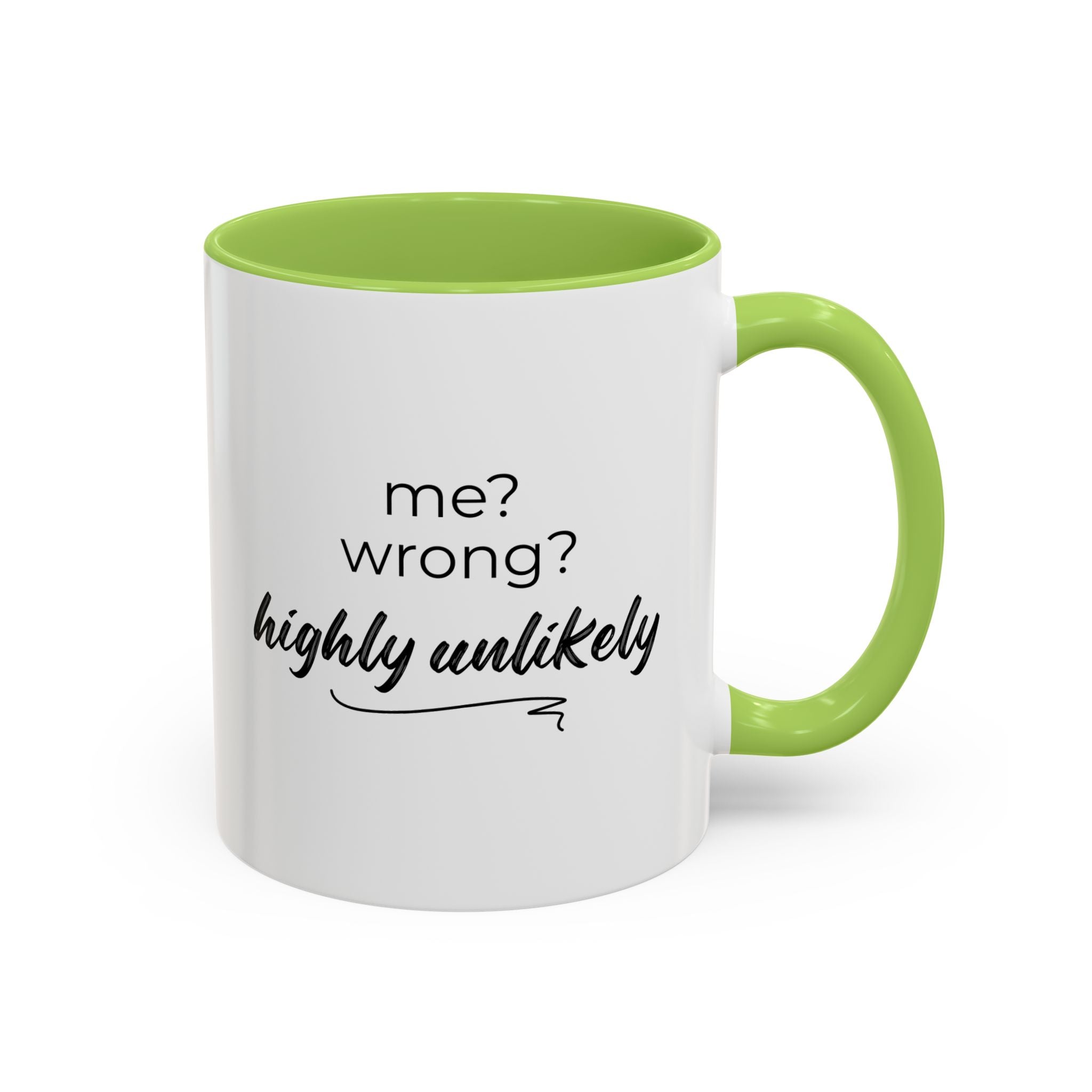 Me? Wrong? Highly Unlikely. Mug