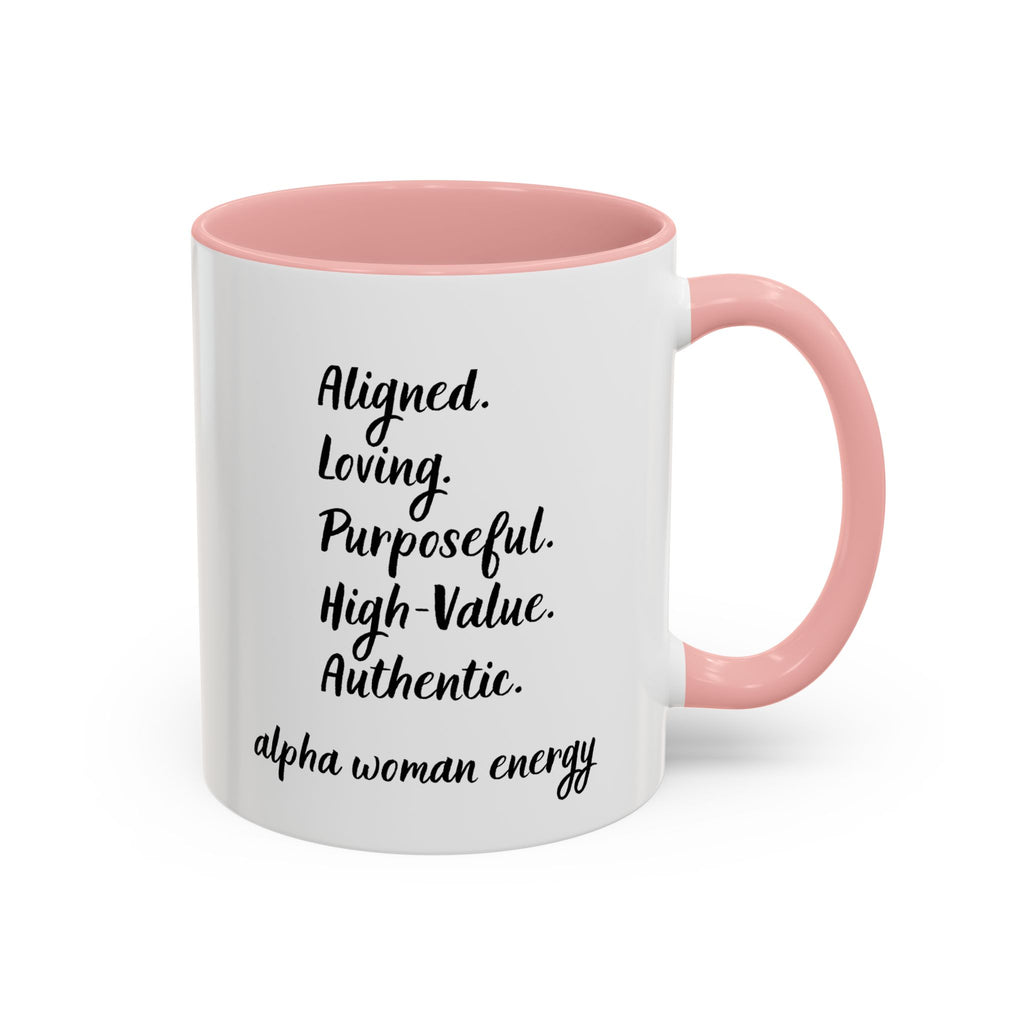 Alpha Woman Accent Mug