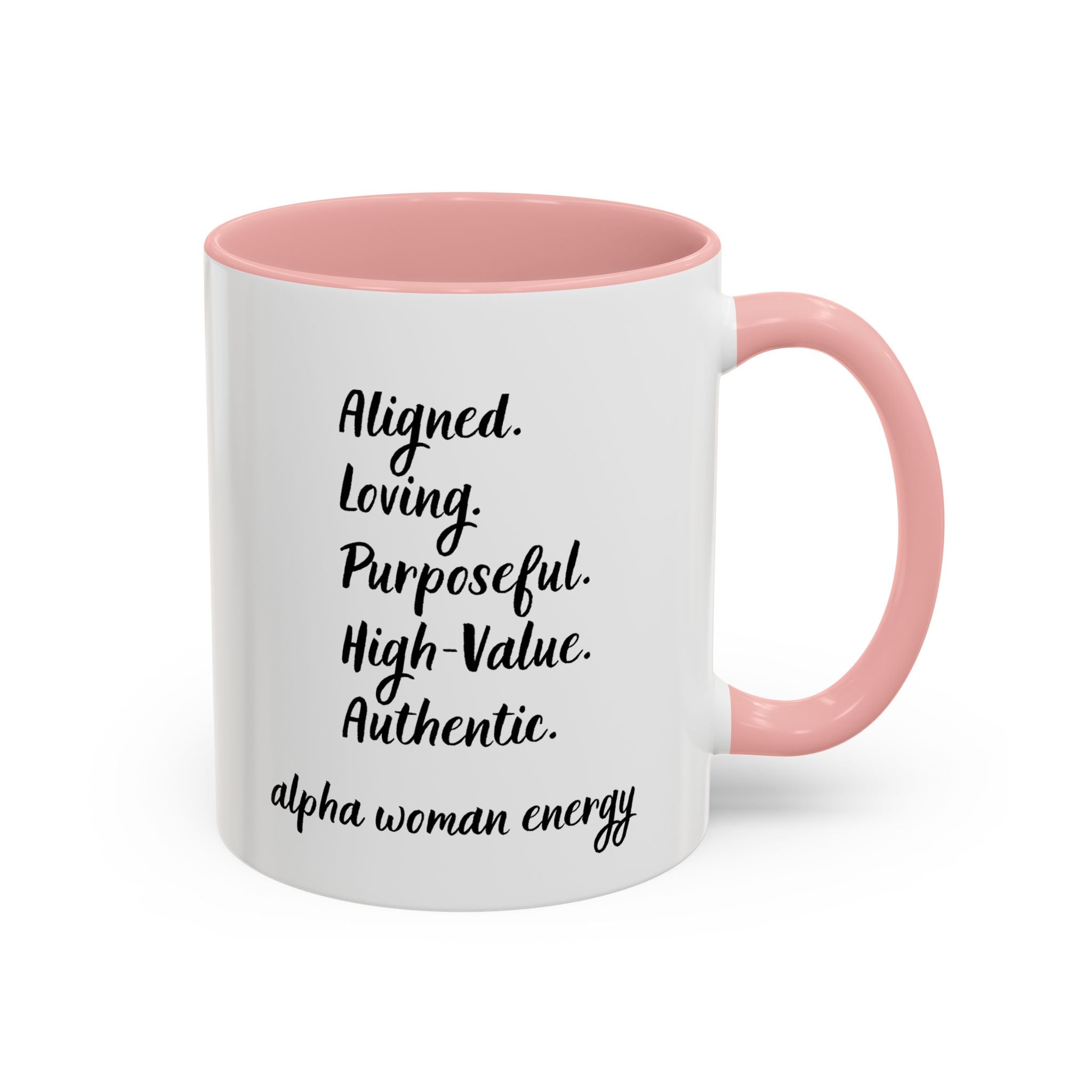 Alpha Woman Accent Mug