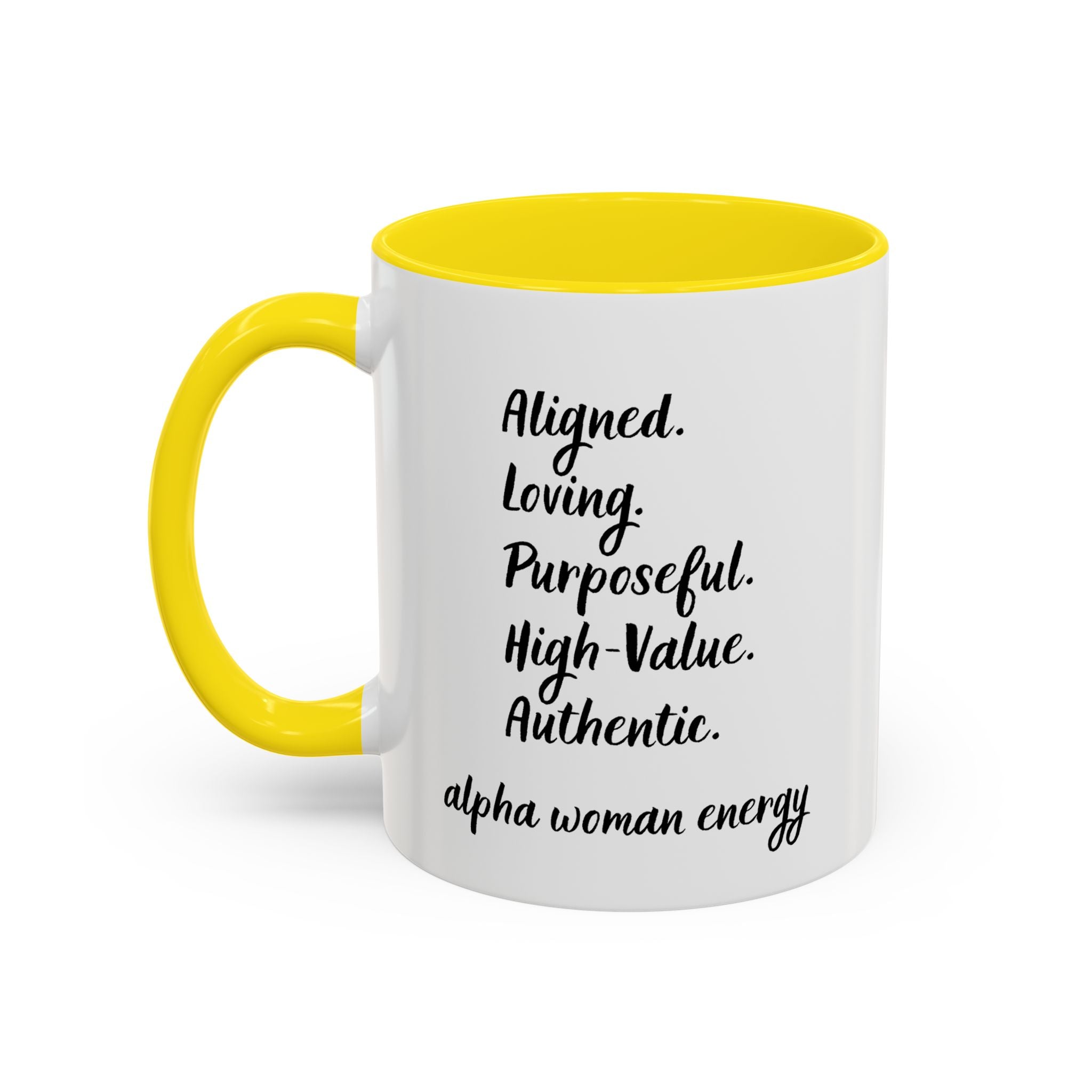 Alpha Woman Accent Mug