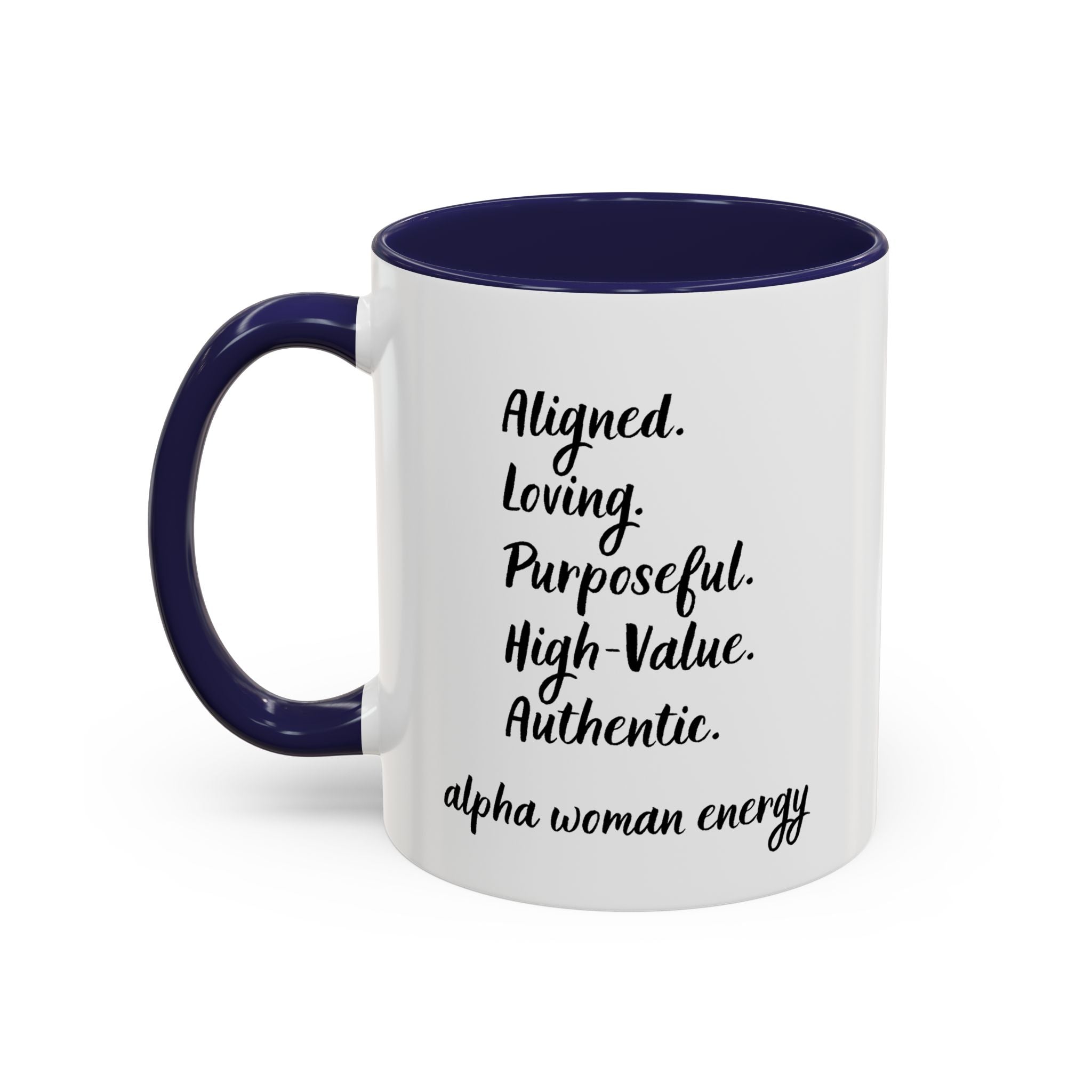 Alpha Woman Accent Mug