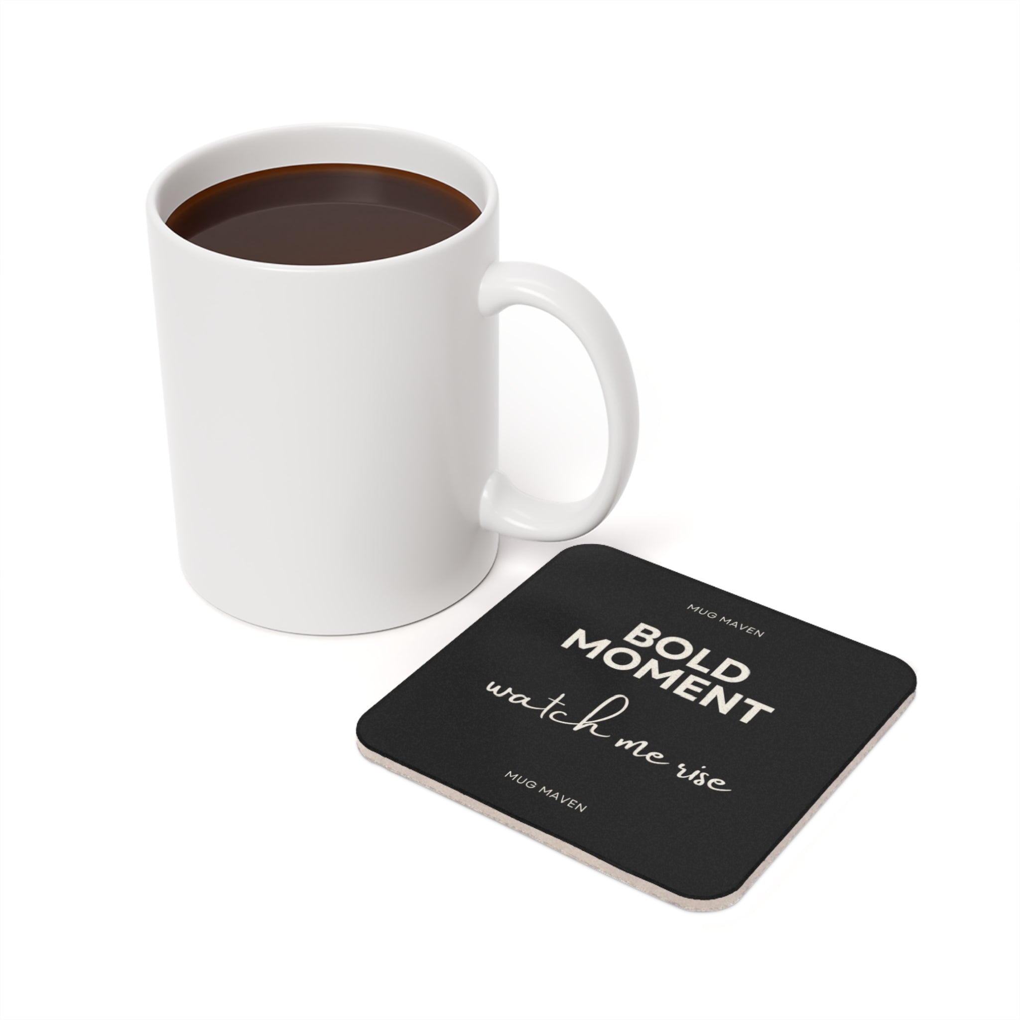 Bold Moment Cork Coaster
